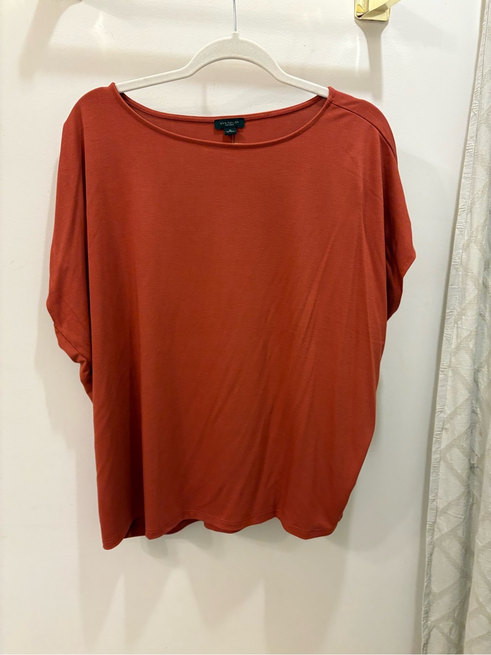 NWT Ann Taylor XL Fall Comfy Top Blouse